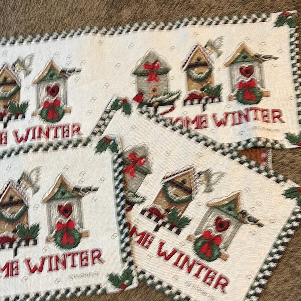 Christmas Tableruner and 2 placemats